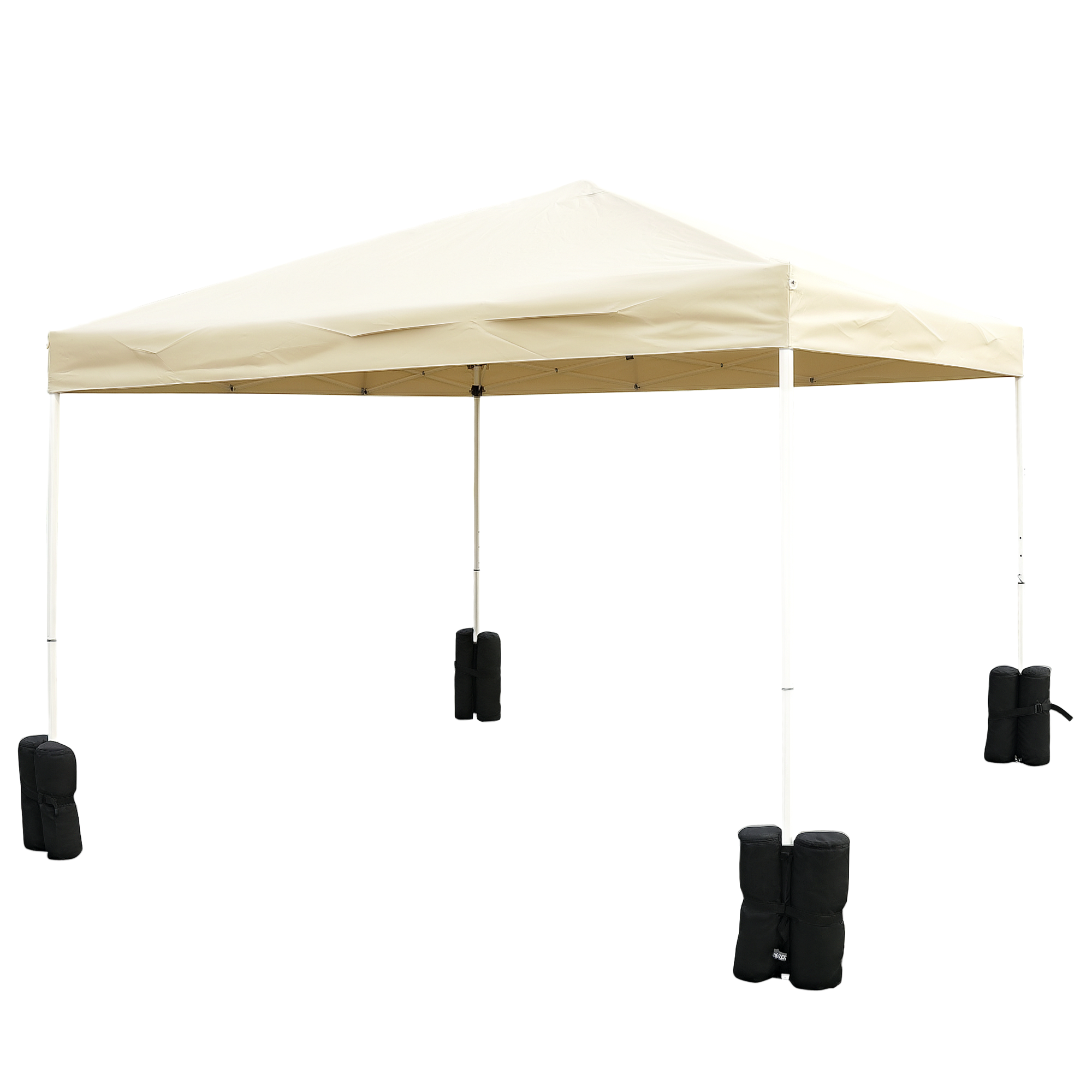 Kokkupandava paviljoni, peotelgi, telgi alus, 4 osa, 4 tk komplekt, must, UUS