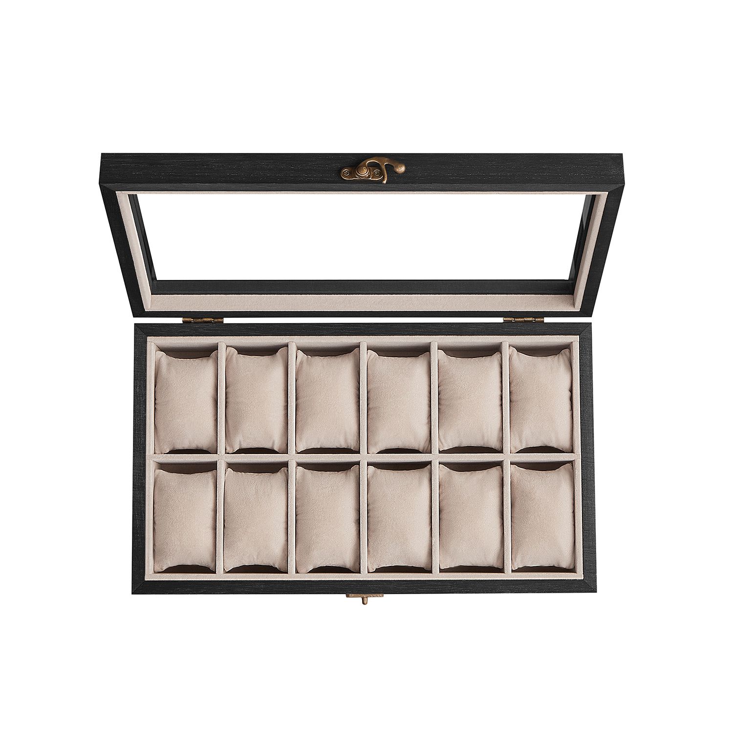 12 lahtriga täispuidust kellakarp