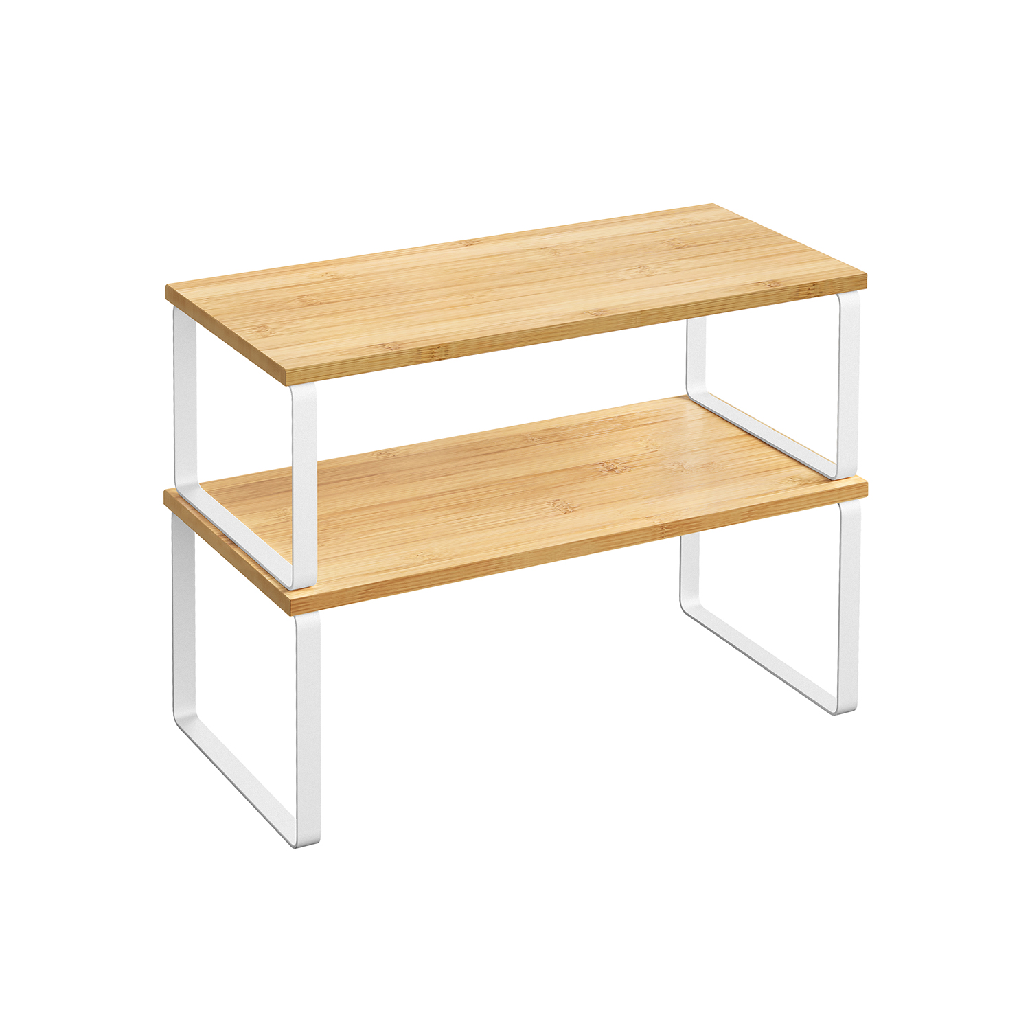 Köögikorraldaja komplekt 2, laiendatav, virnastatav, pilvevalge-naturaalne beež