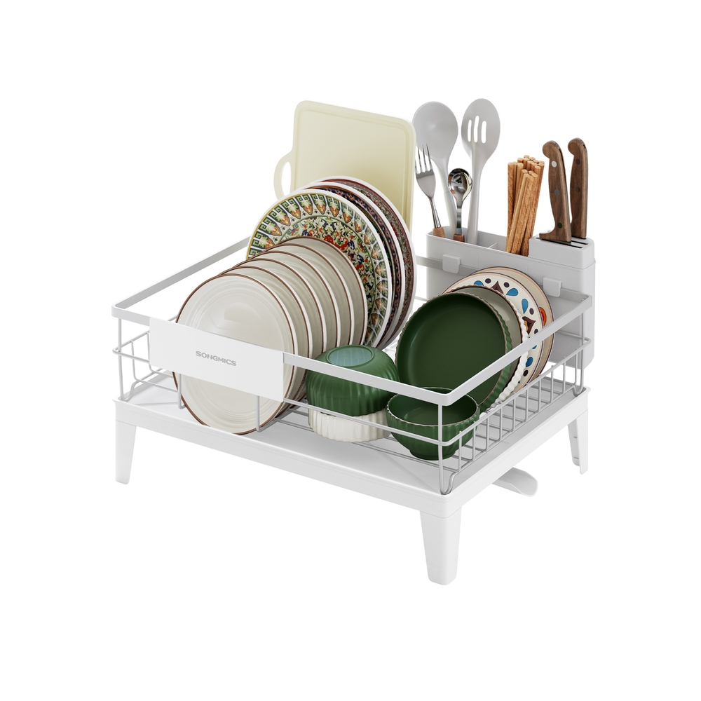 Pöörlev nõudepesumasin tilgakandiku ja söögiriistade hoidikuga