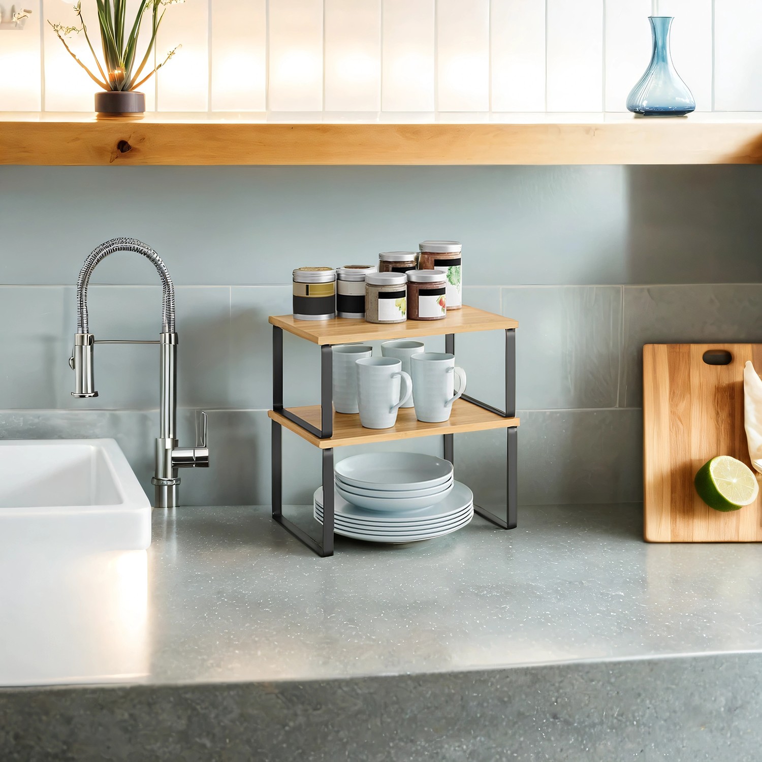 Vürtsiriiul, 2-osaline köögi korraldaja, köögiriiul