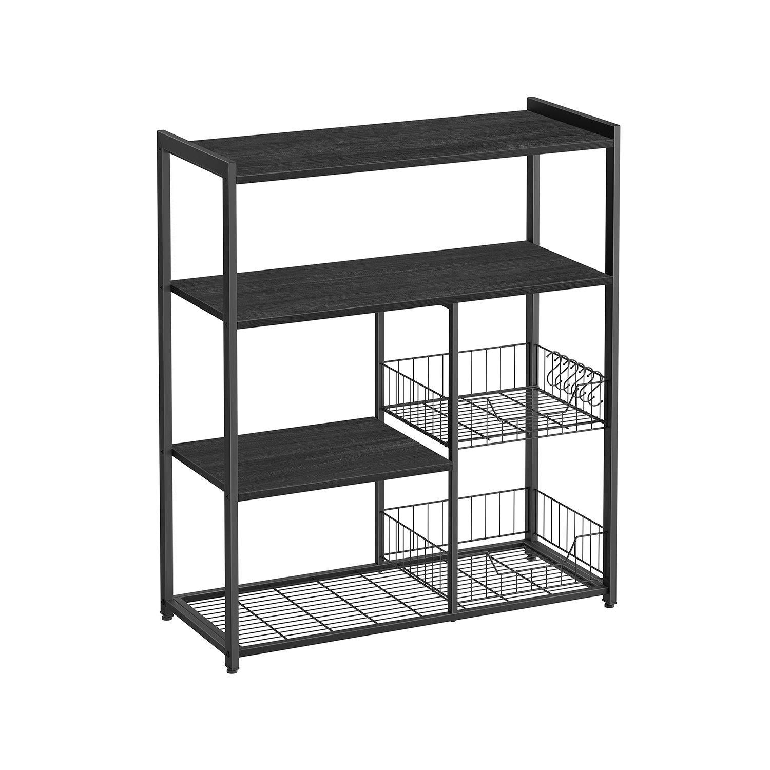 Köögiriiul 2 metallkorvi ja konksudega