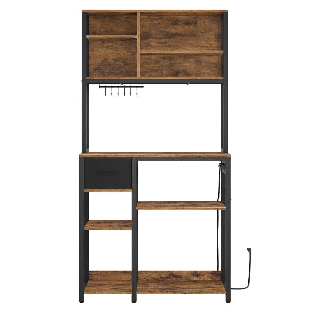 Köögiriiul pistikupesadega, eraldiseisev riiul, mikrolaineahju riiul