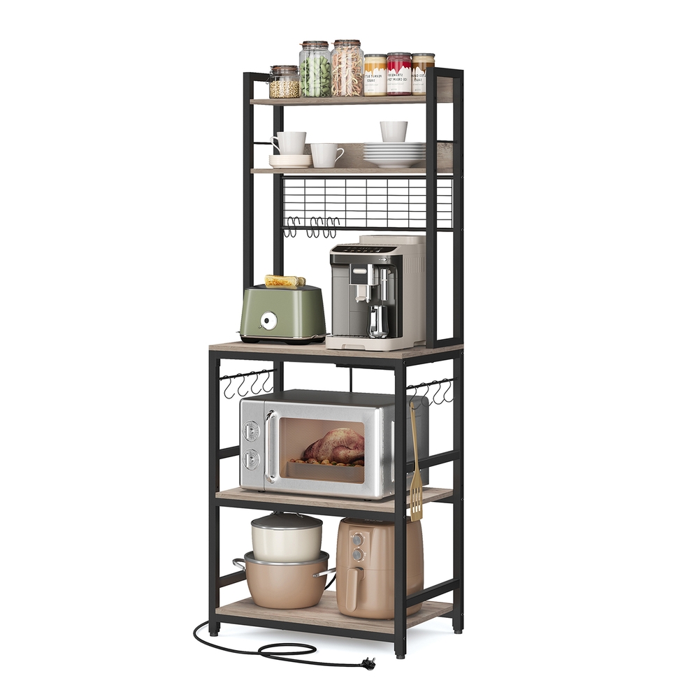 Köögiriiul pistikupesade ja konksudega, mikrolaineahju jaoks