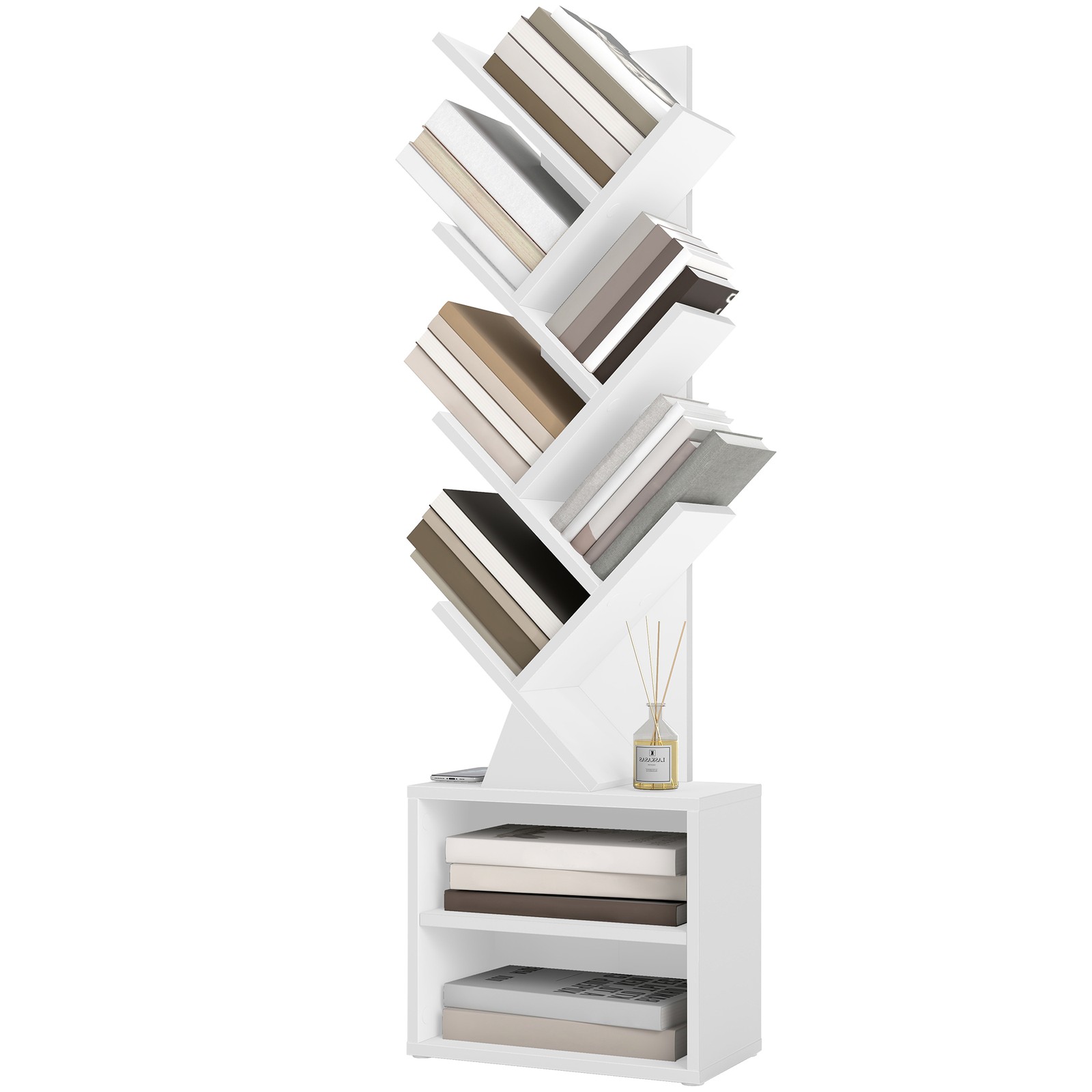 Puukujuline eraldiseisev riiul, raamaturiiul, 20