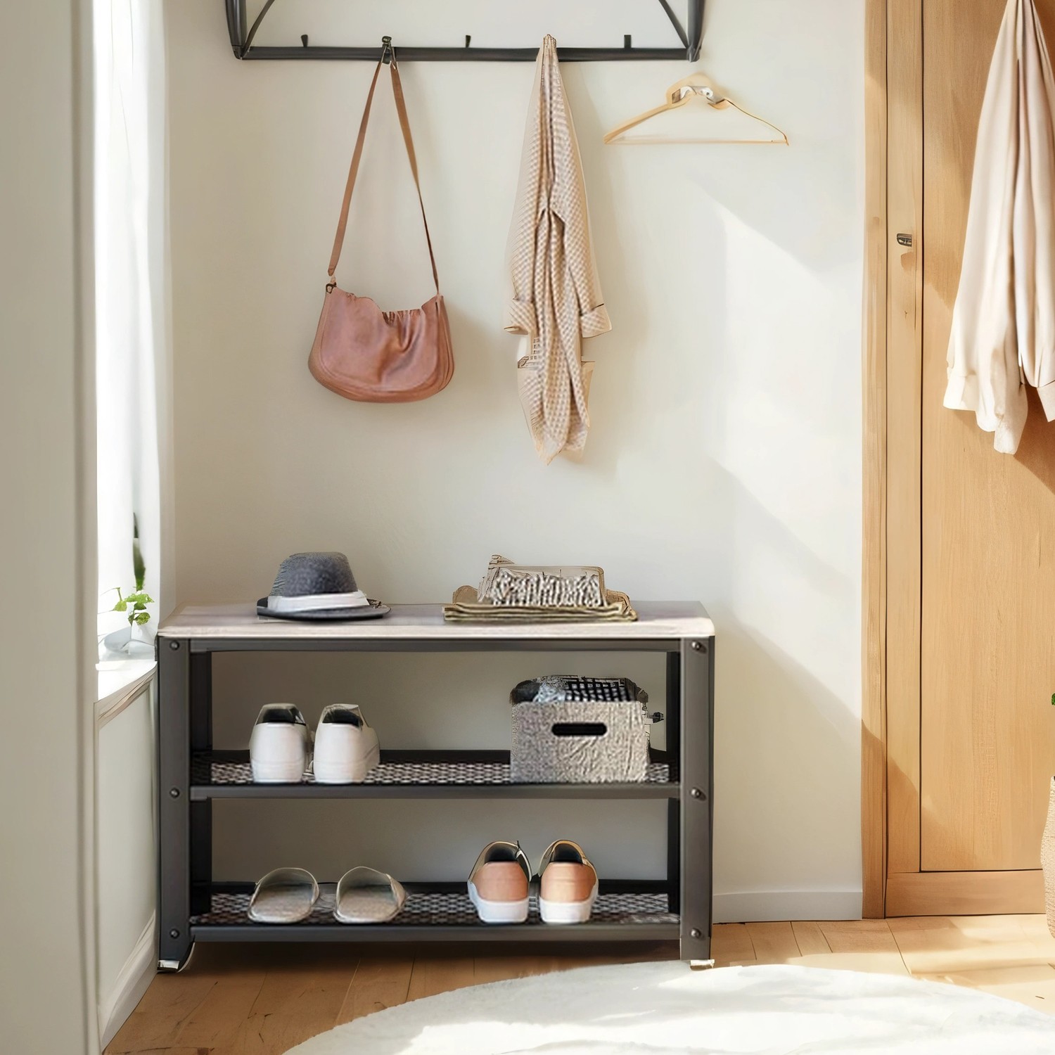 Kingapink kahe restiga, kingariiul, 30 x 73 x 45 cm