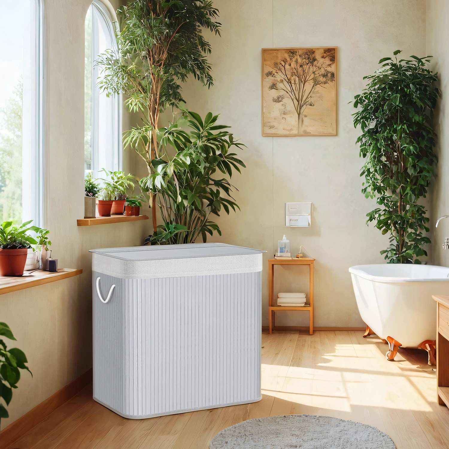 Pesukorv, pesukoguja 150 L, 3 sektsiooni