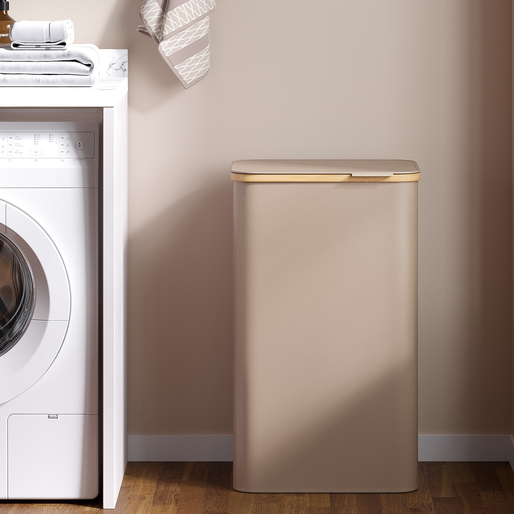 Pesukorv, pesukorv kaanega, 90 L