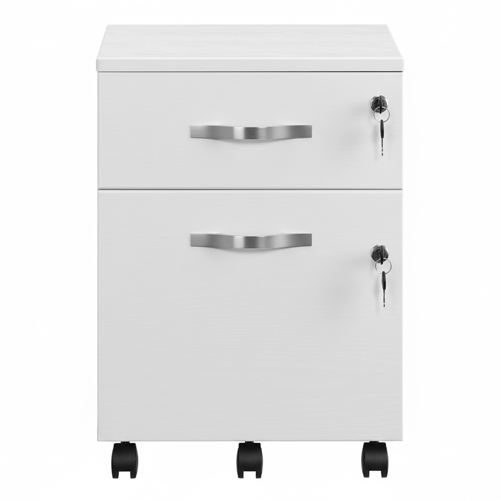 Kahe lukustatava sahtliga dokumendikapp, kontori sahtlitega kapp, õppimiseks