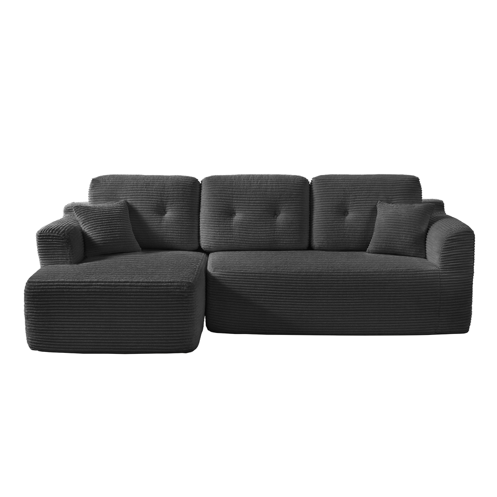 Mooduldiivan, nurgadiivan, millel on vasakul lamamisdiivan, laius 244 cm