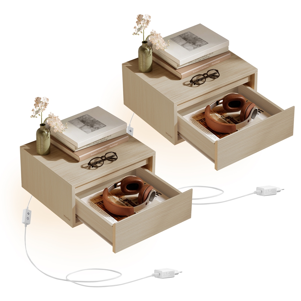 Ujuv öökapp, 2 tk komplekt, 3 heledat värvi