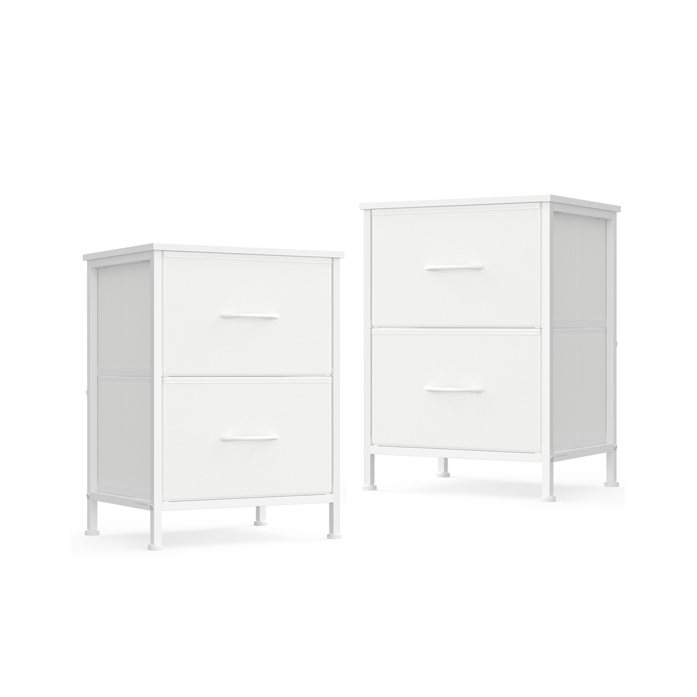 BELLAH kollektsioon - 2 öökapi komplekt 2 sahtliga, pilvevalge-lumivalge