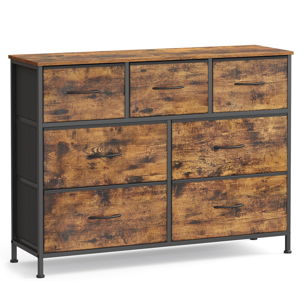 Kummut, riidekapp, 7 kangast sahtlit