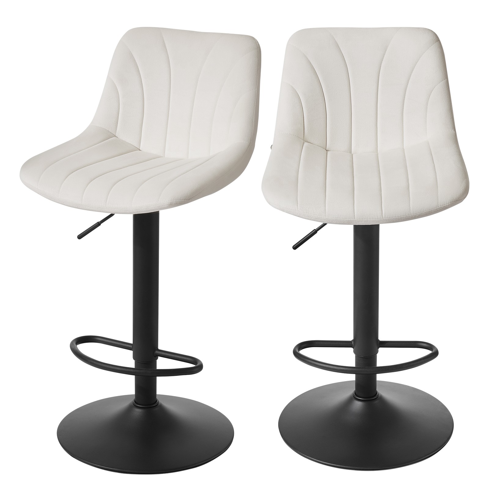 Baaritoolide komplekt 2, köögitoolid, kõrgus reguleeritav 88-108 cm