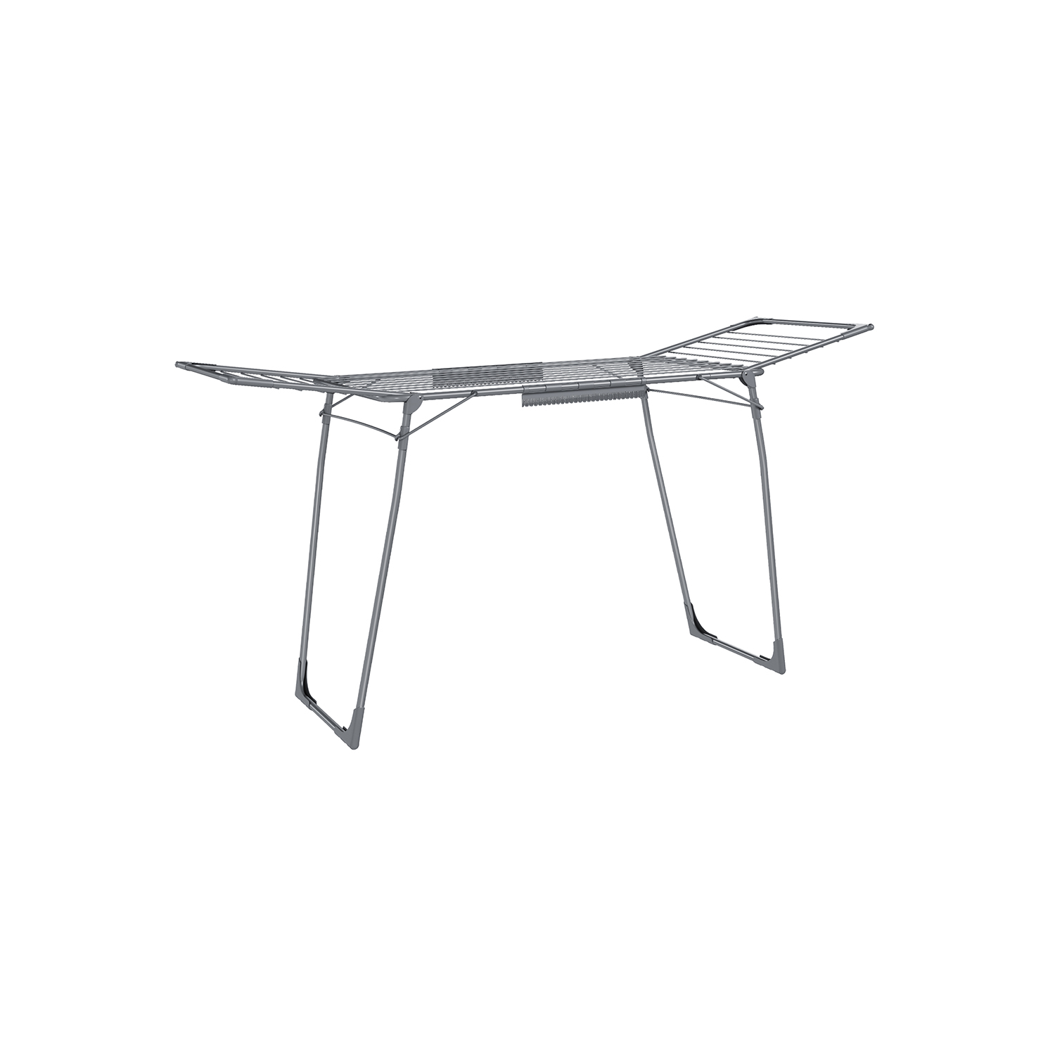 Tiibadega pesukuivatusrest, sokihoidjaga metallist kuivatusrest, 56,5 x 173 x 96,5 cm, kokkupandav