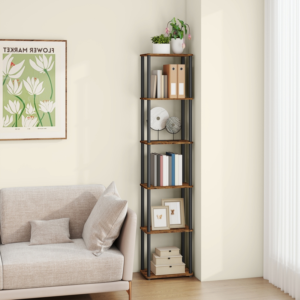 Eraldiseisev riiul tööriistavaba kokkupaneku ja kuue tasapinnaga