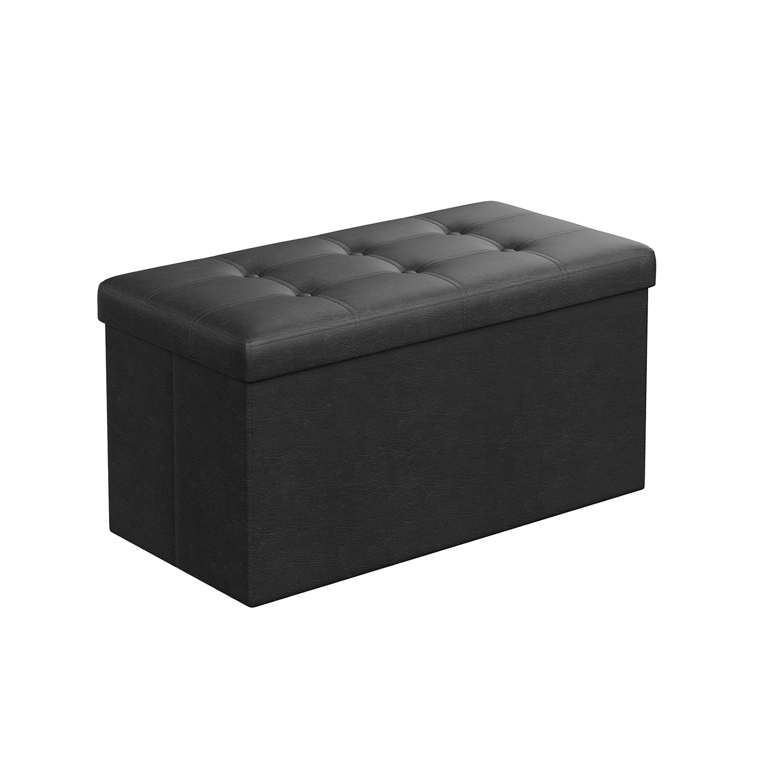 Istmekast 76 cm kunstnahk must