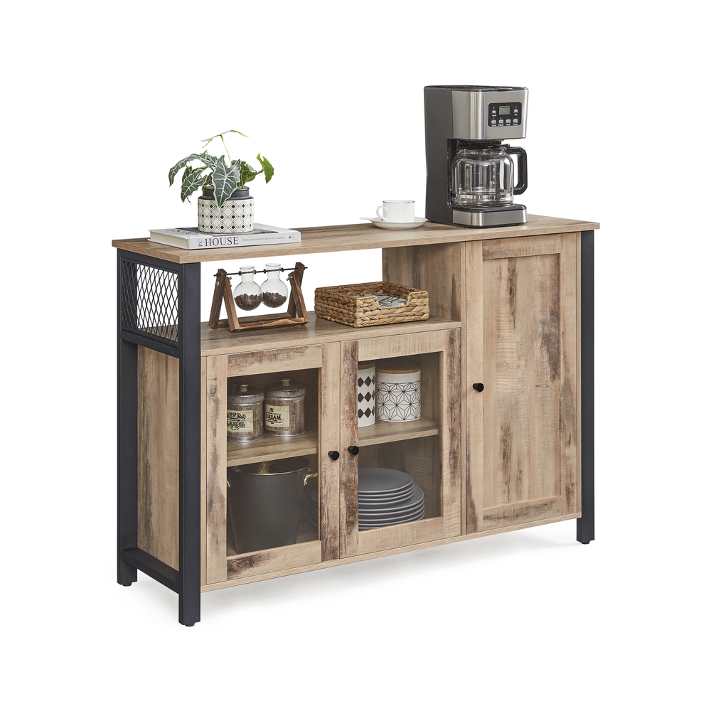 Köögikapp 3 uksega, tamm pruun-must