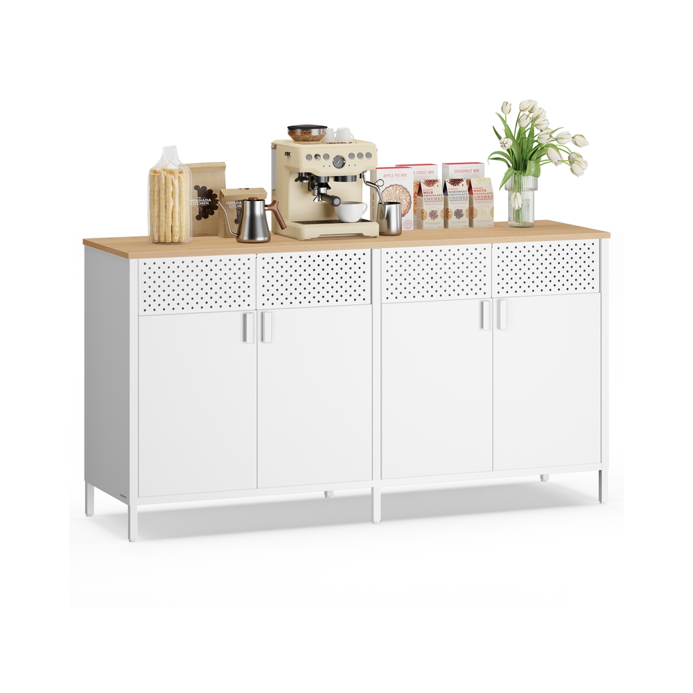 Hoiukapp nelja uksega, pilvevalge ja tammebeež