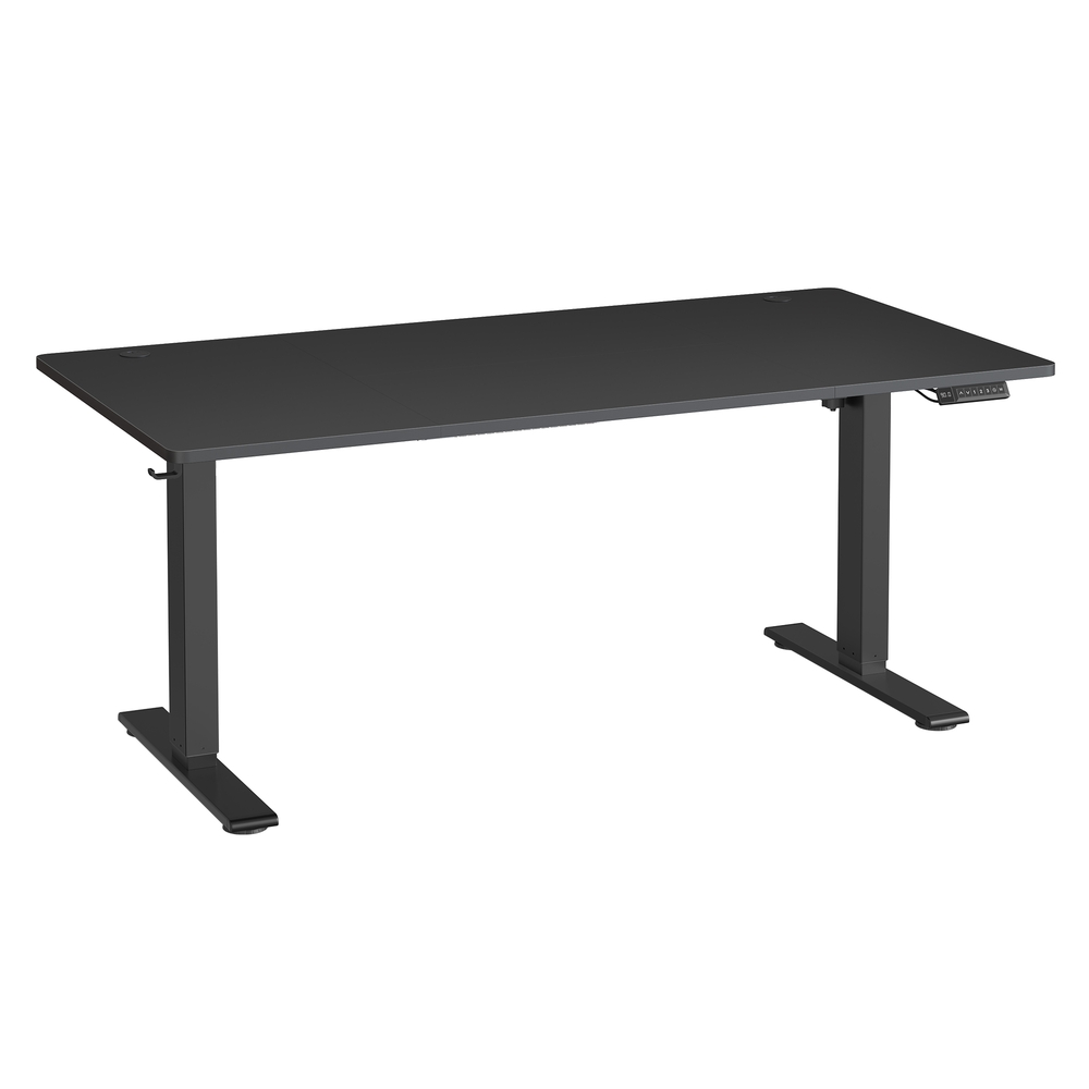 Kõrguses reguleeritav elektriline laud, 160 x 80 cm, USB-C pordiga