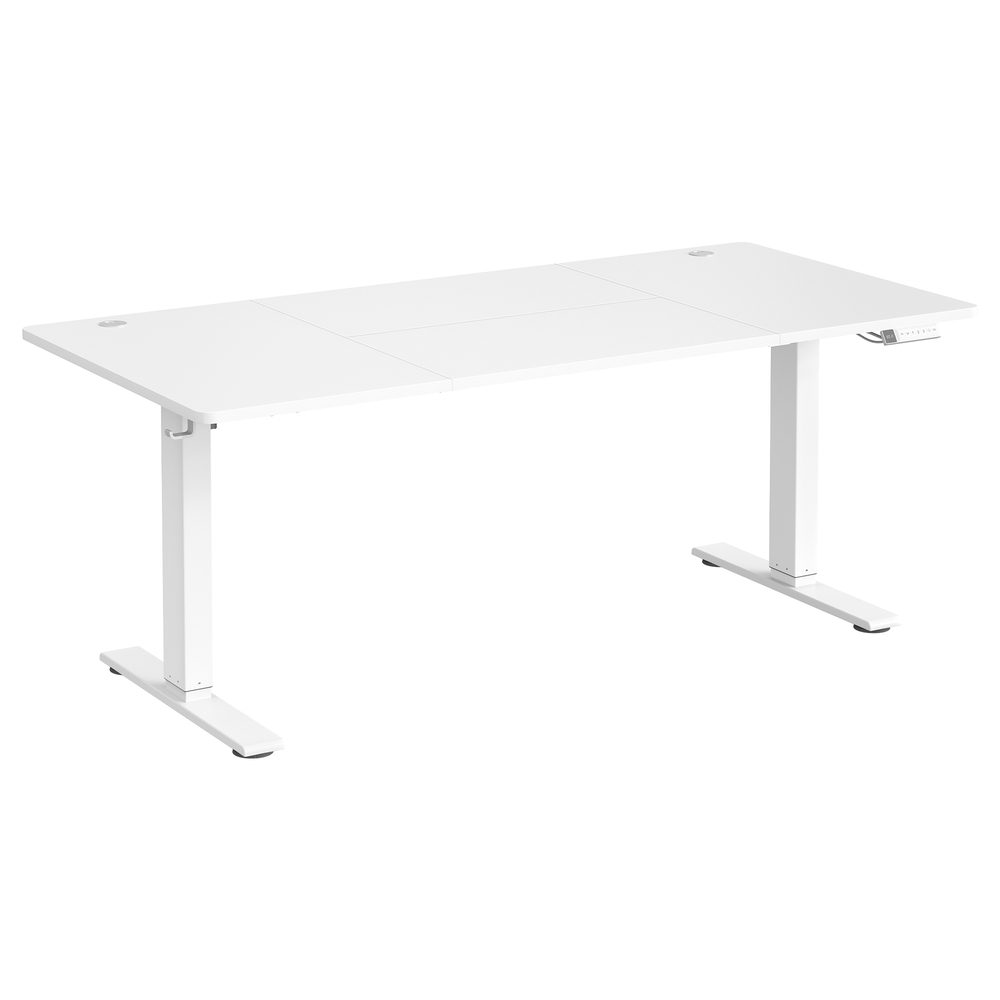 Kõrguses reguleeritav elektriline laud, 180 x 80 cm, USB-C pordiga