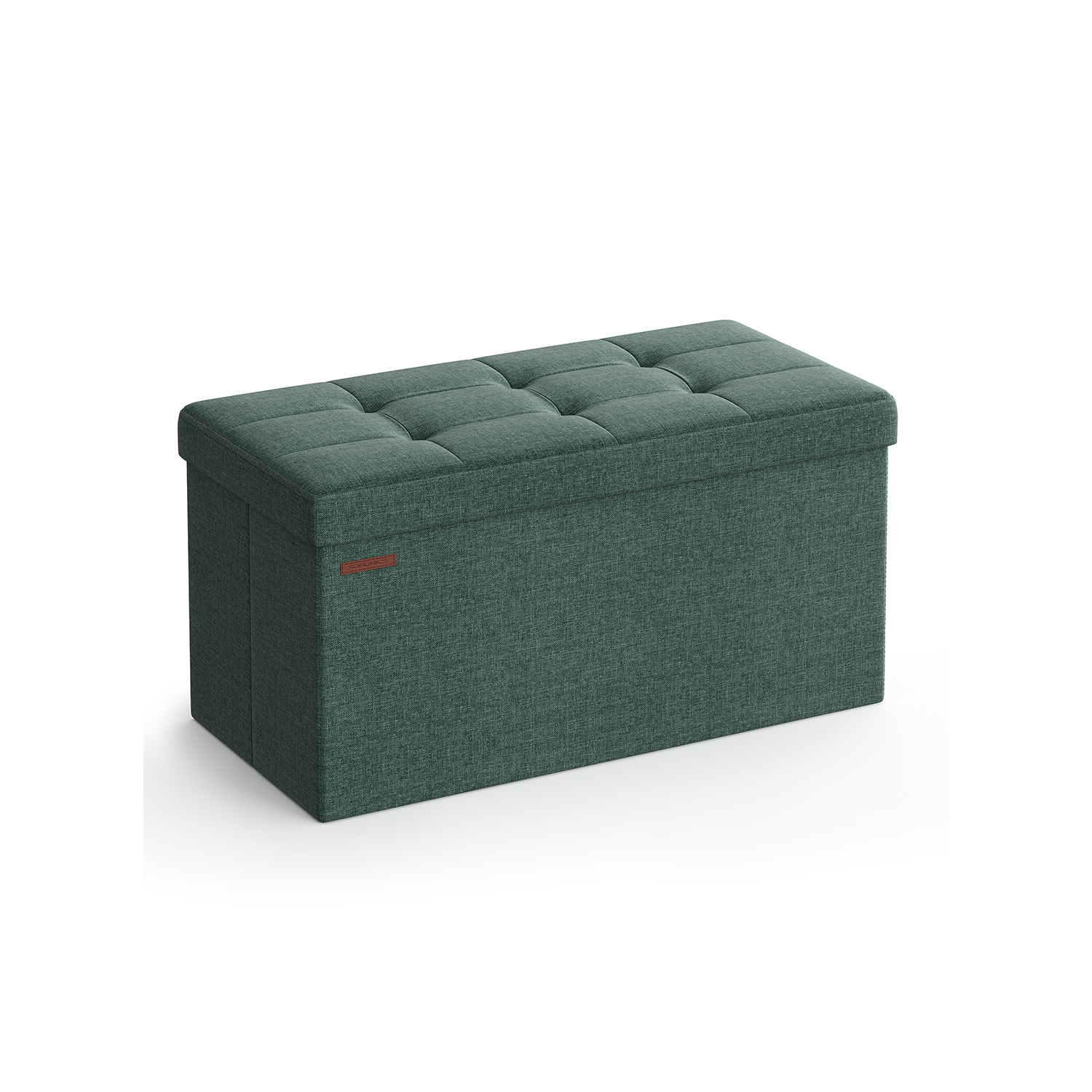 Taburet panipaigaga 38 x 76 x 38 cm vintage roheline