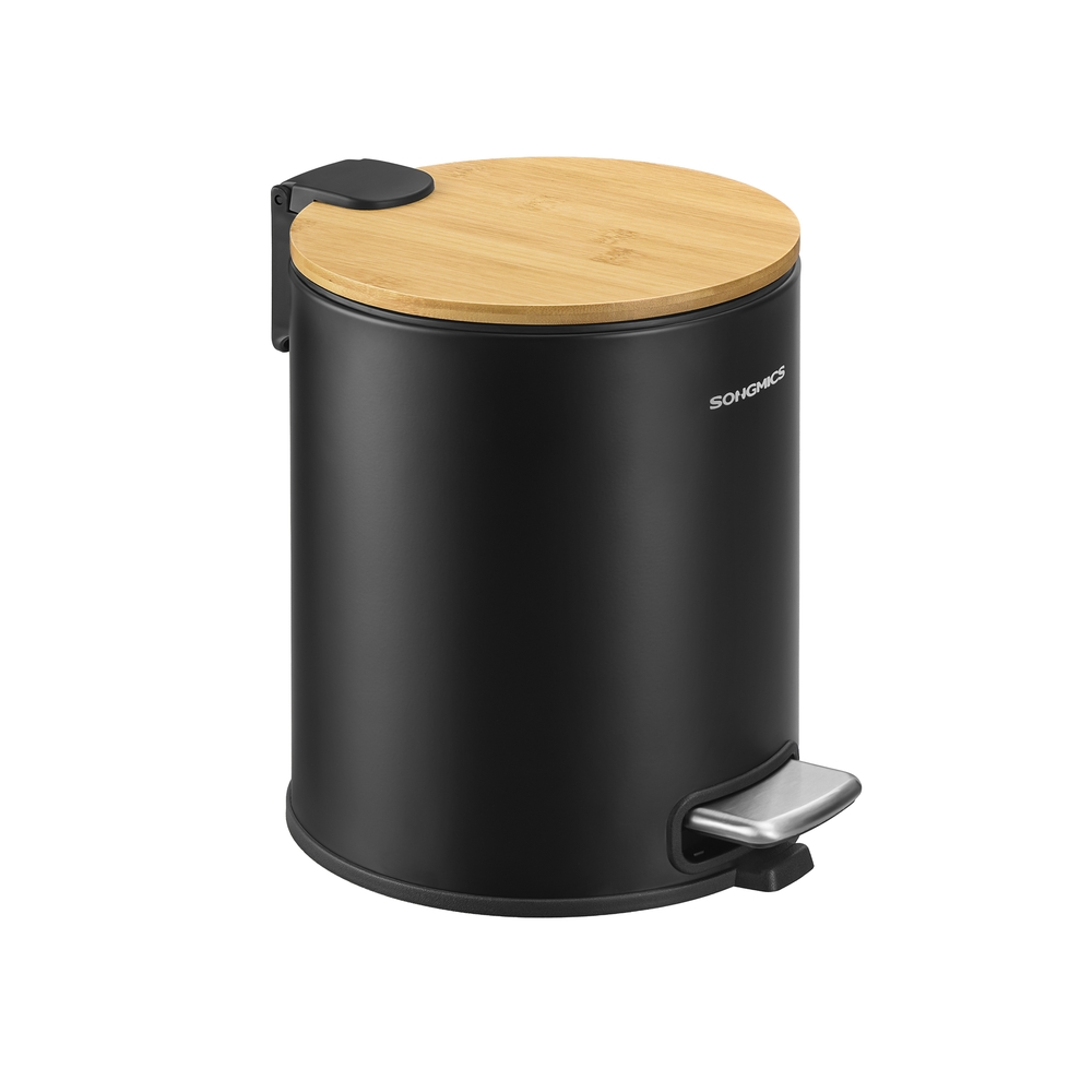 6-liitrine kosmeetikaprügikast kaane ja vaikse pedaalimehhanismiga, tindimust