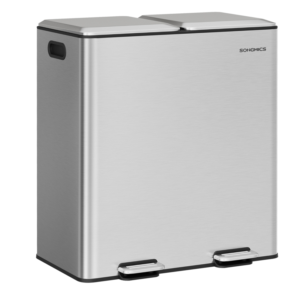 Köögiprügikast, 2 x 30 l, 2 sektsiooni