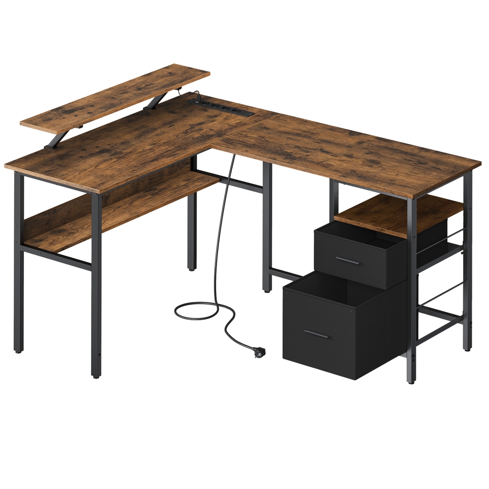 L-kujuline laud pikendusjuhtmega, nurgalaud, monitorialus