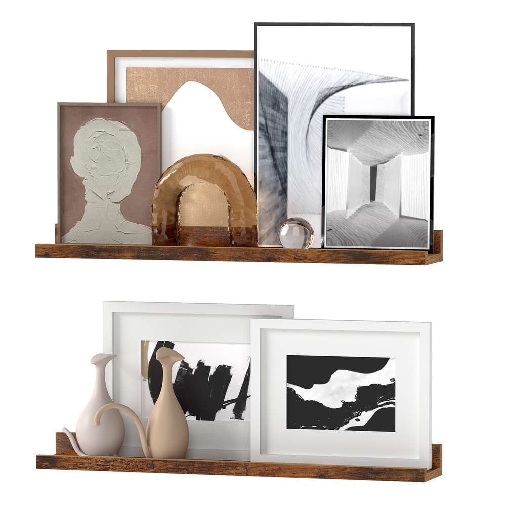 Seinariiulid, 2 tk komplekt, ujuvad riiulid