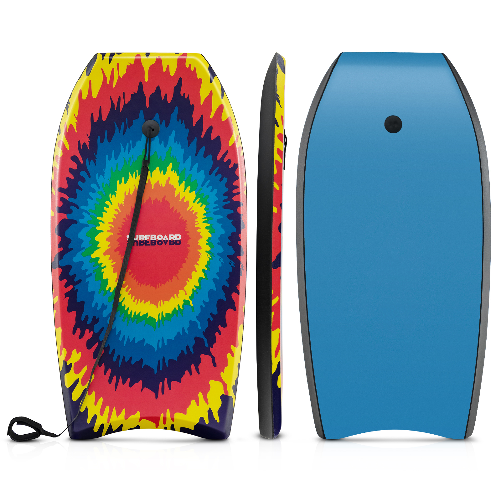 Kerge ja vastupidav lainelaud ning boogie-board randa (suurus L) mitmevärviline disain 3 (104 cm)