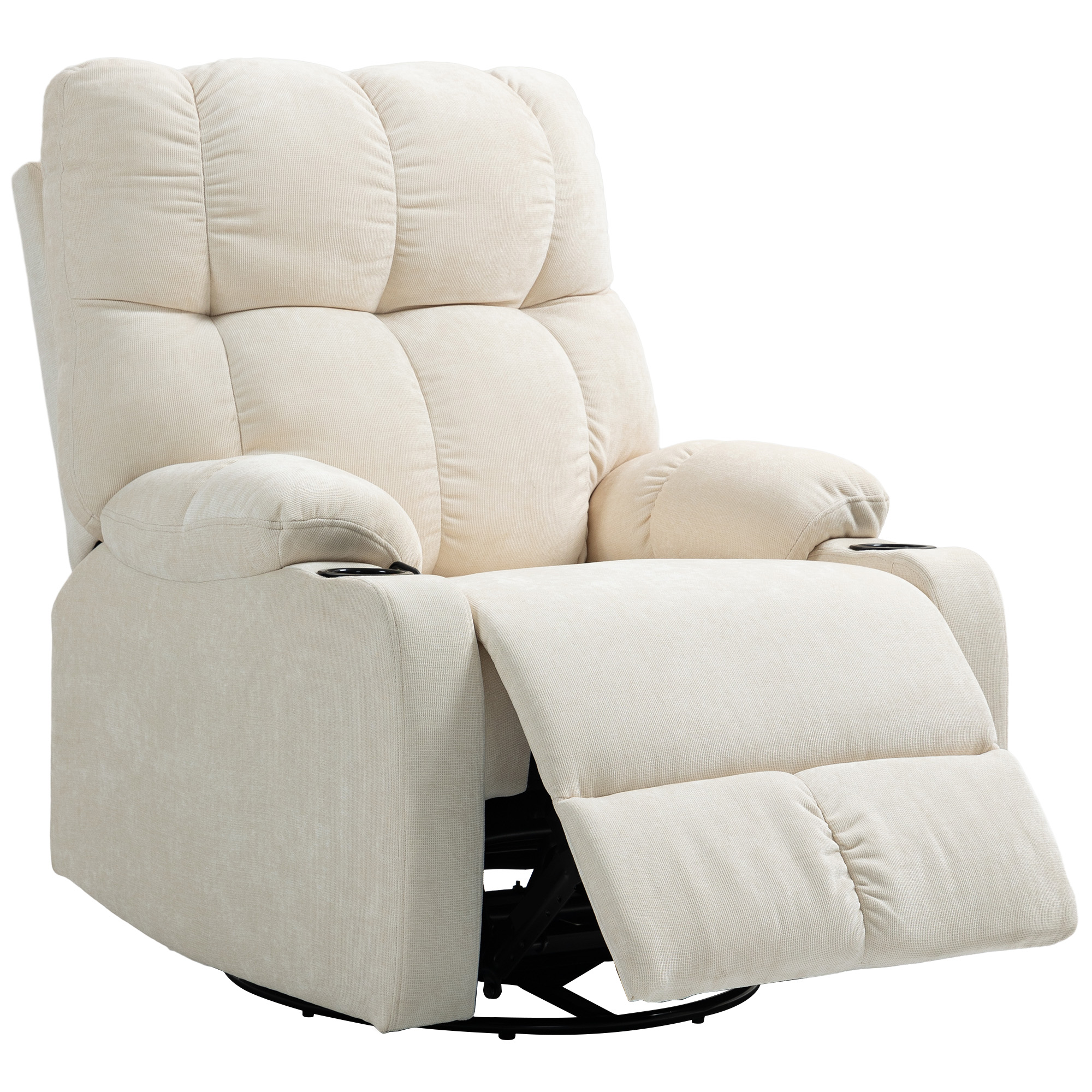 TV-tugitool, pööratav, jalatoega, kandevõime kuni 150 kg (88 x 96 x 108 cm), beež