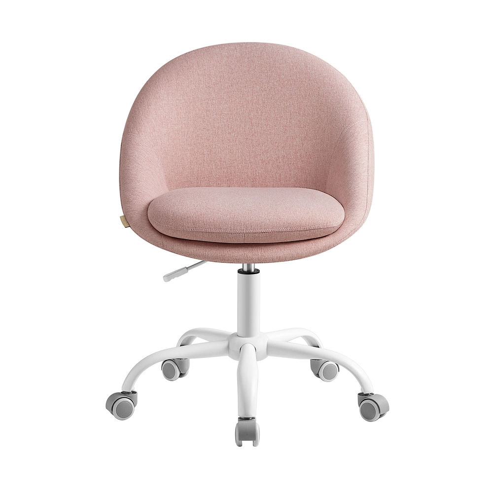 Puuvilla ja linase segukangast meigitool, polsterdatud lauatool