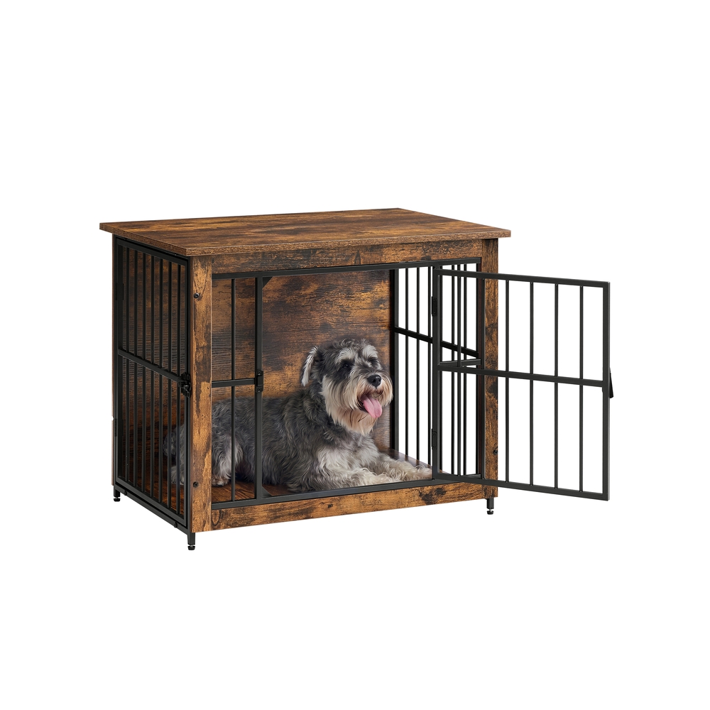 Koerapuuri mööbel siseruumidesse, kuni 20 kg, 2 ust, vintage-pruun