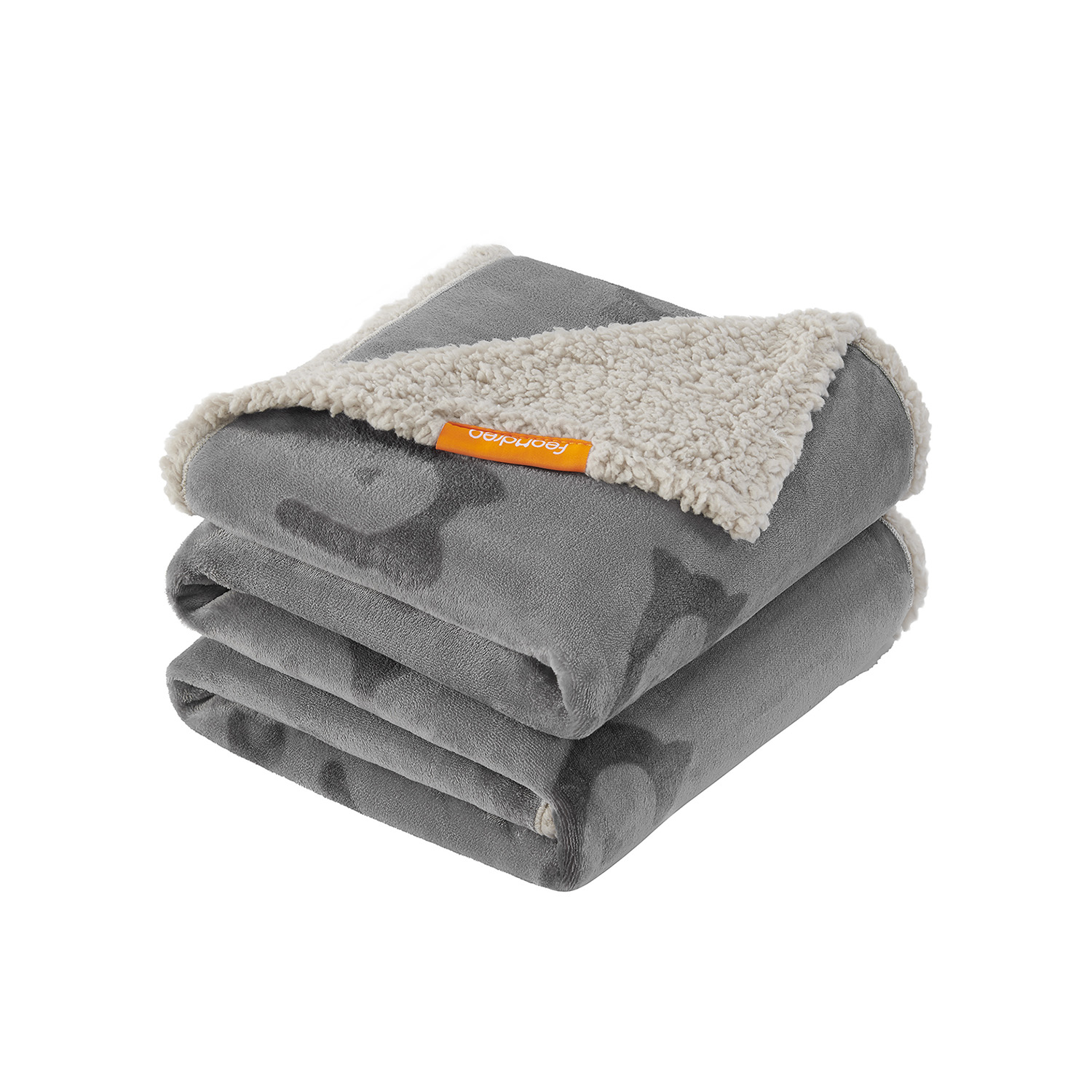 Koeratekk veekindel, Sherpa fliisist väiksematele koertele, 73x63 cm, S, masinpestav, kahepoolne diivanikatte kaitse