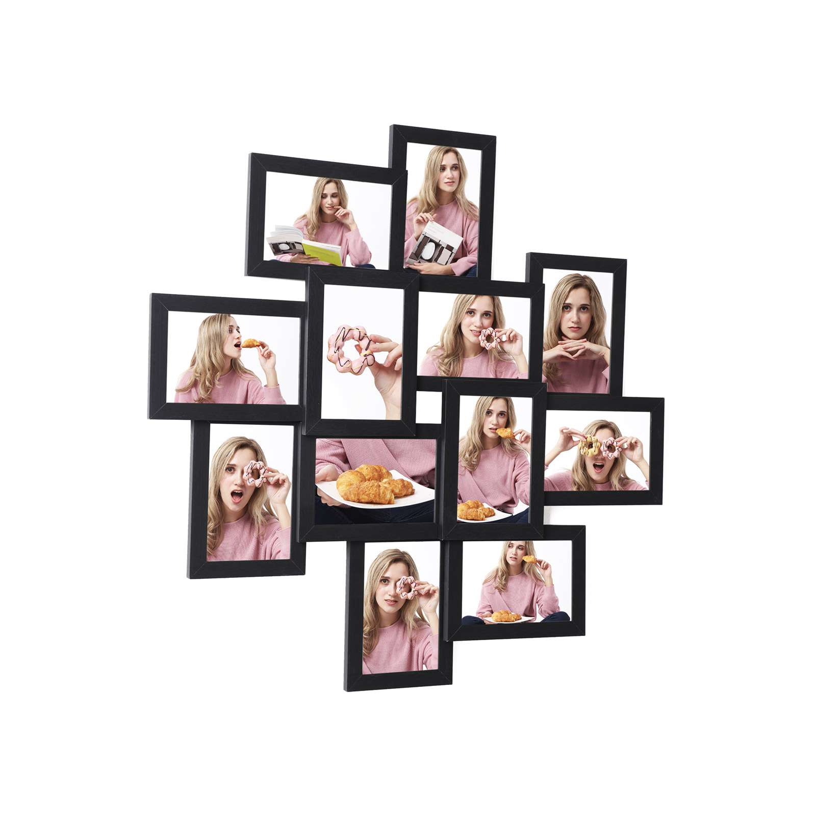 Pildiraami kollaaž 12 fotot must