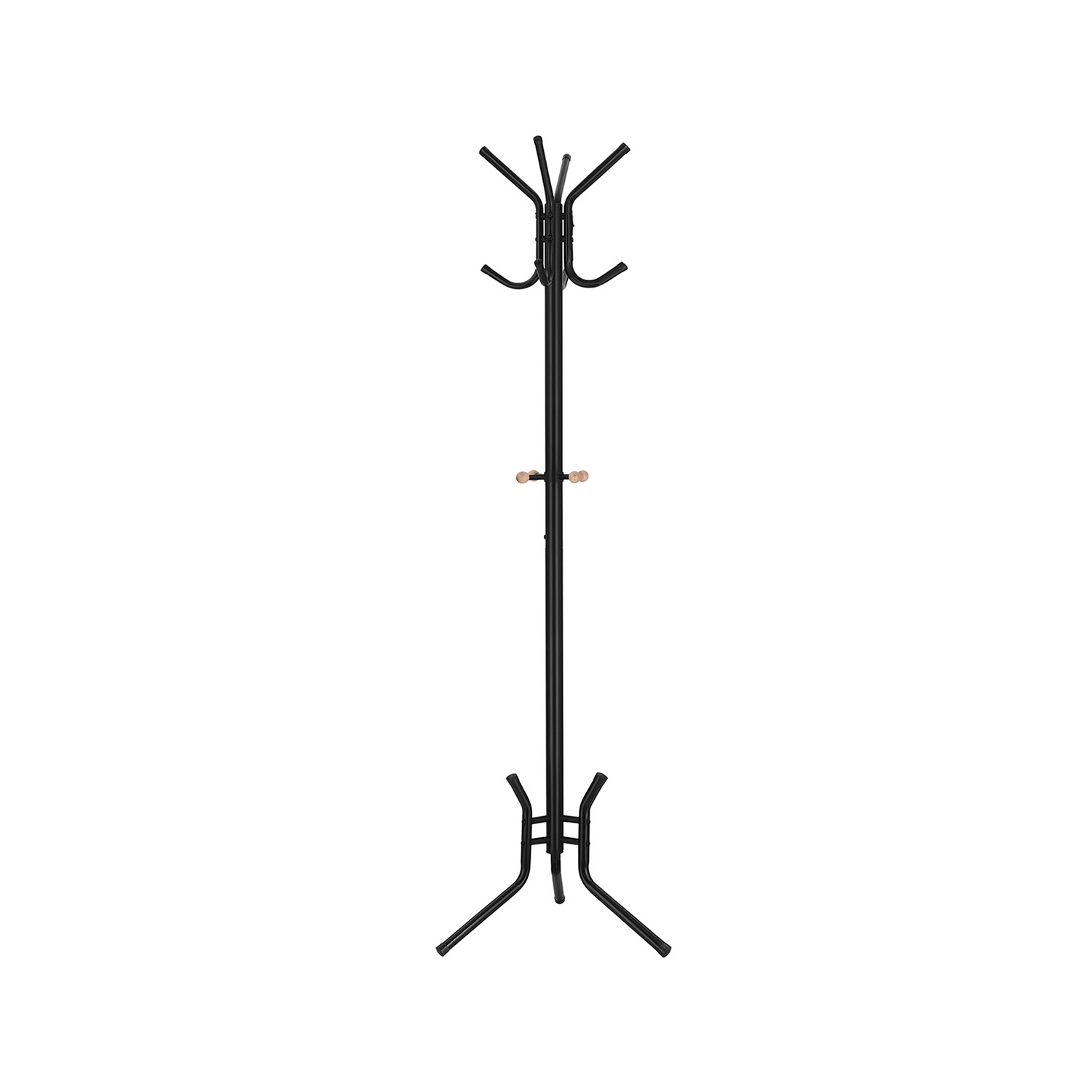 Riietehoidja metallist kõrgusega 176 cm, must