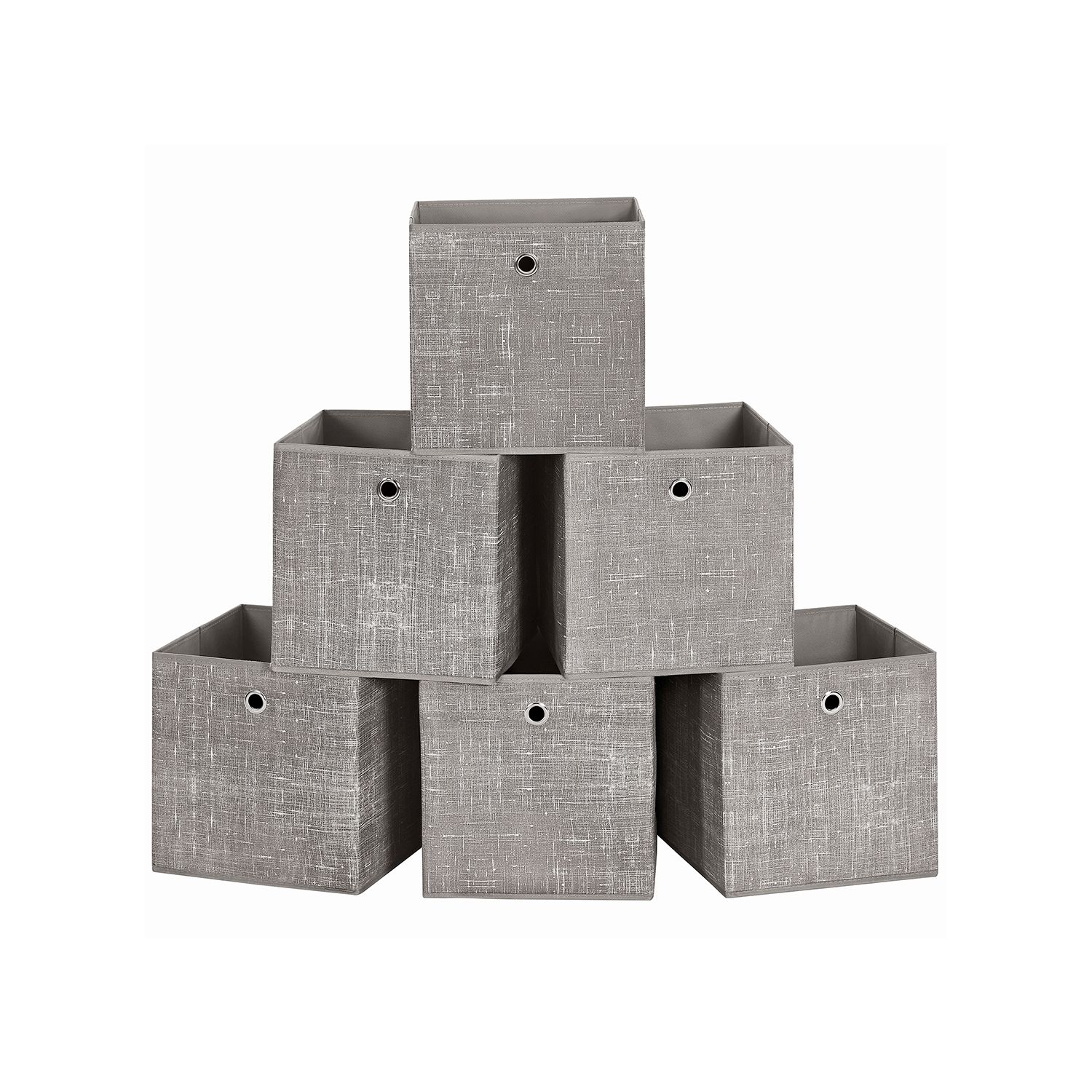 Hoiukasti komplekt 6 taupe laigulist