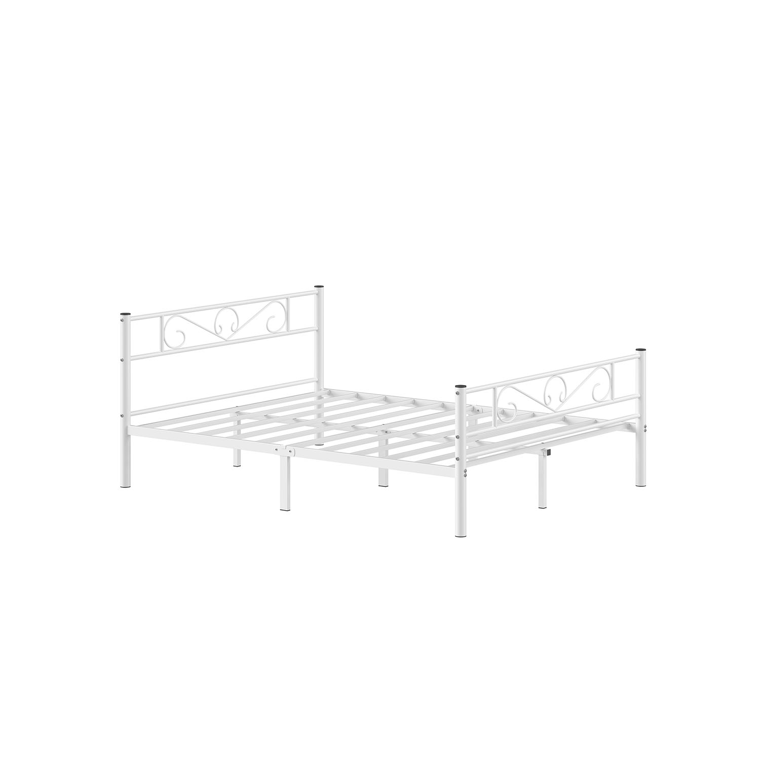 Voodiraam (90 x 190 cm) valge