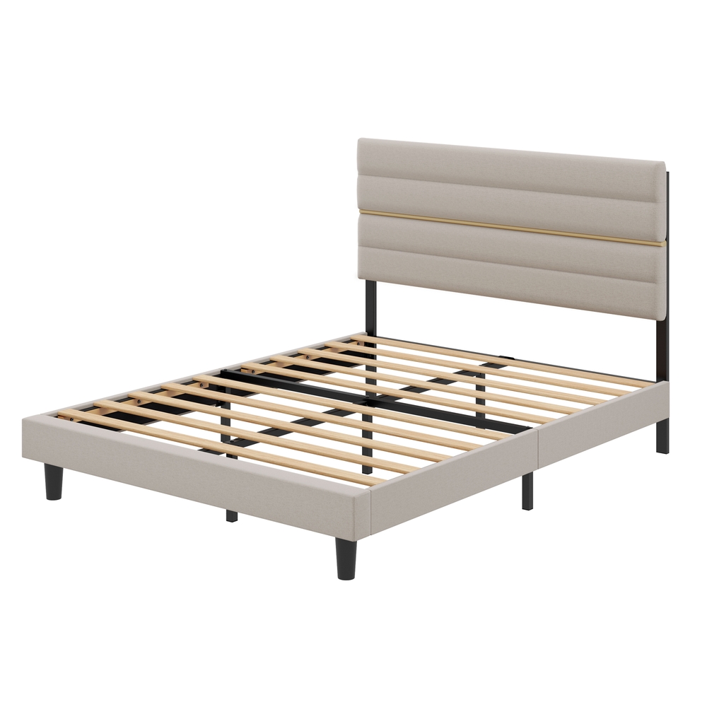 Voodiraam, kaheinimesevoodiraam, sobib 160 x 200 cm madratsile