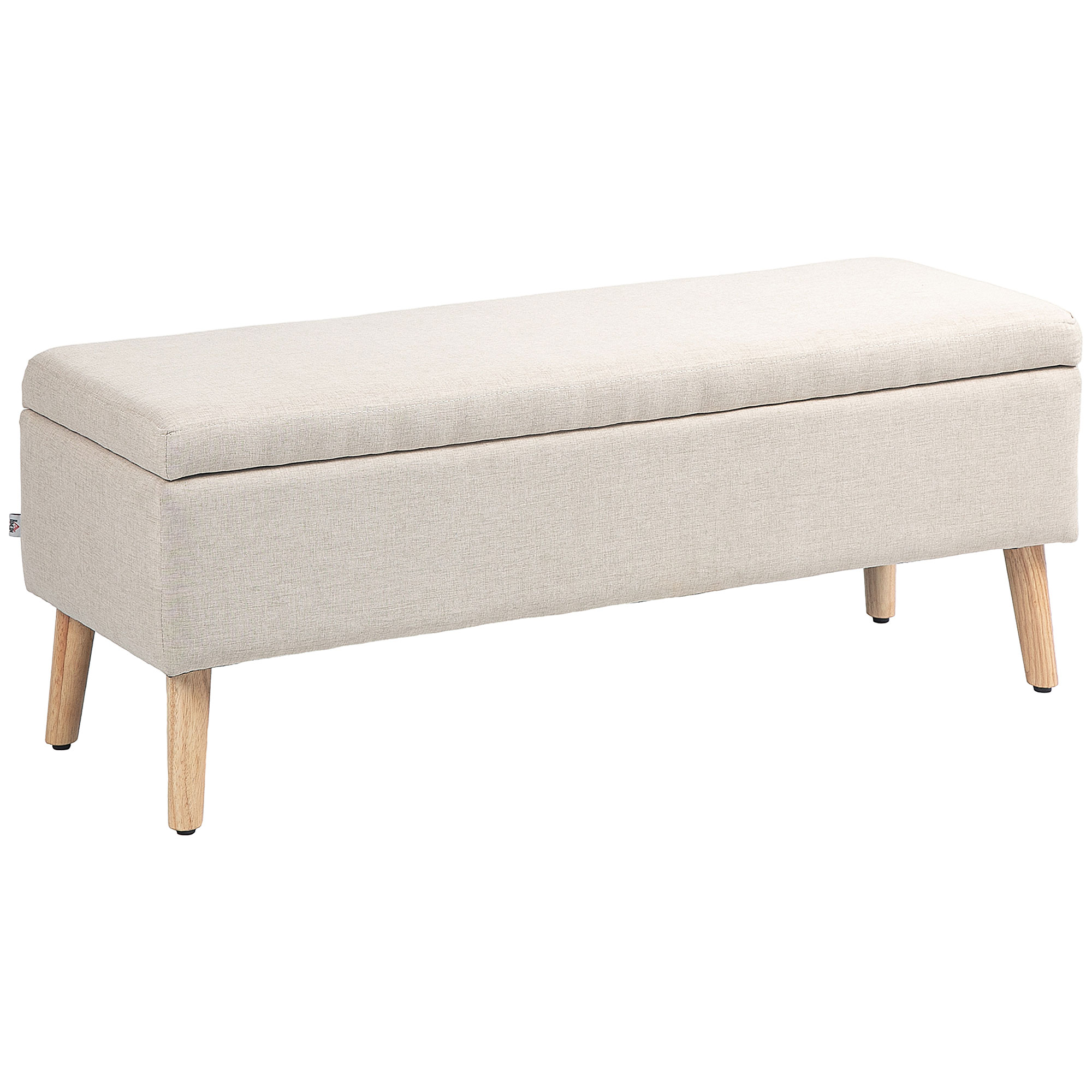 Hoiupink, kuni 220 kg, linase imitatsiooniga, 110x39x45cm, beež