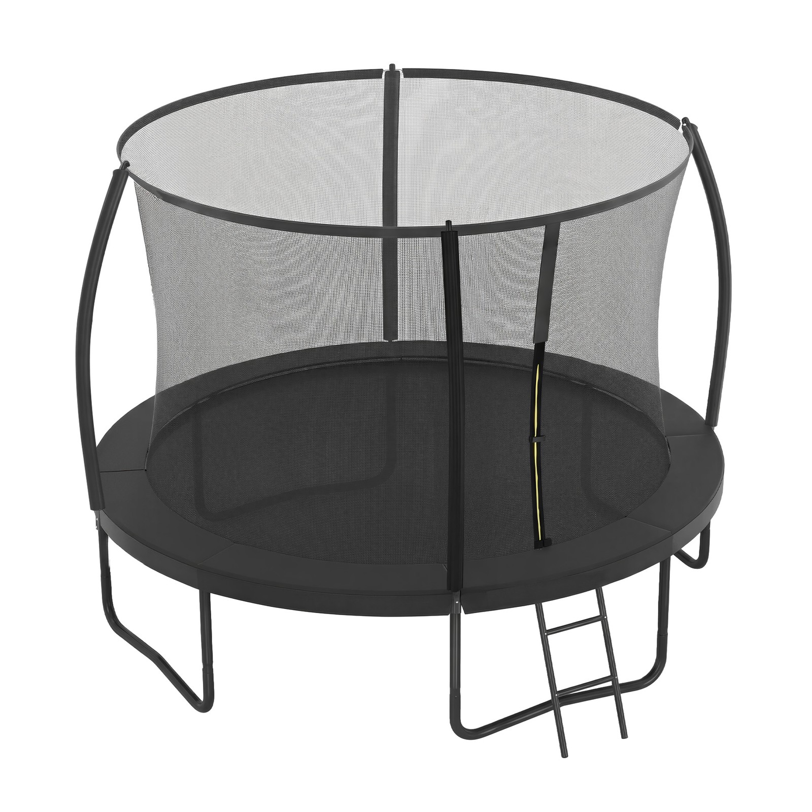 Batuut läbimõõduga 305 cm, aiabout turvavõrguga, 180 cm kõrgused kumerad postid