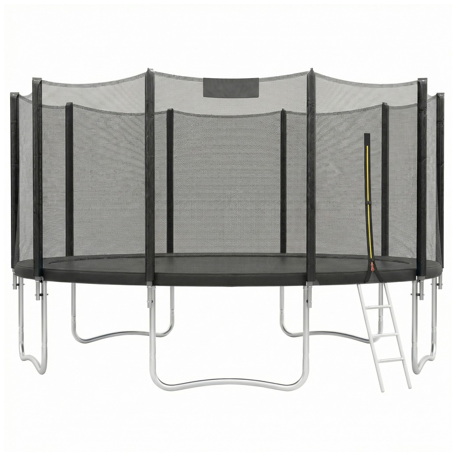 Batuut 427 cm, lastele mõeldud aiabatuut turvavõrguga, servakattega