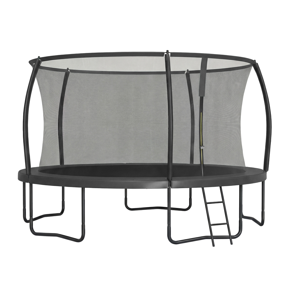 Batuut läbimõõduga 427 cm, aiabout turvavõrguga, postide kõrgus 180 cm