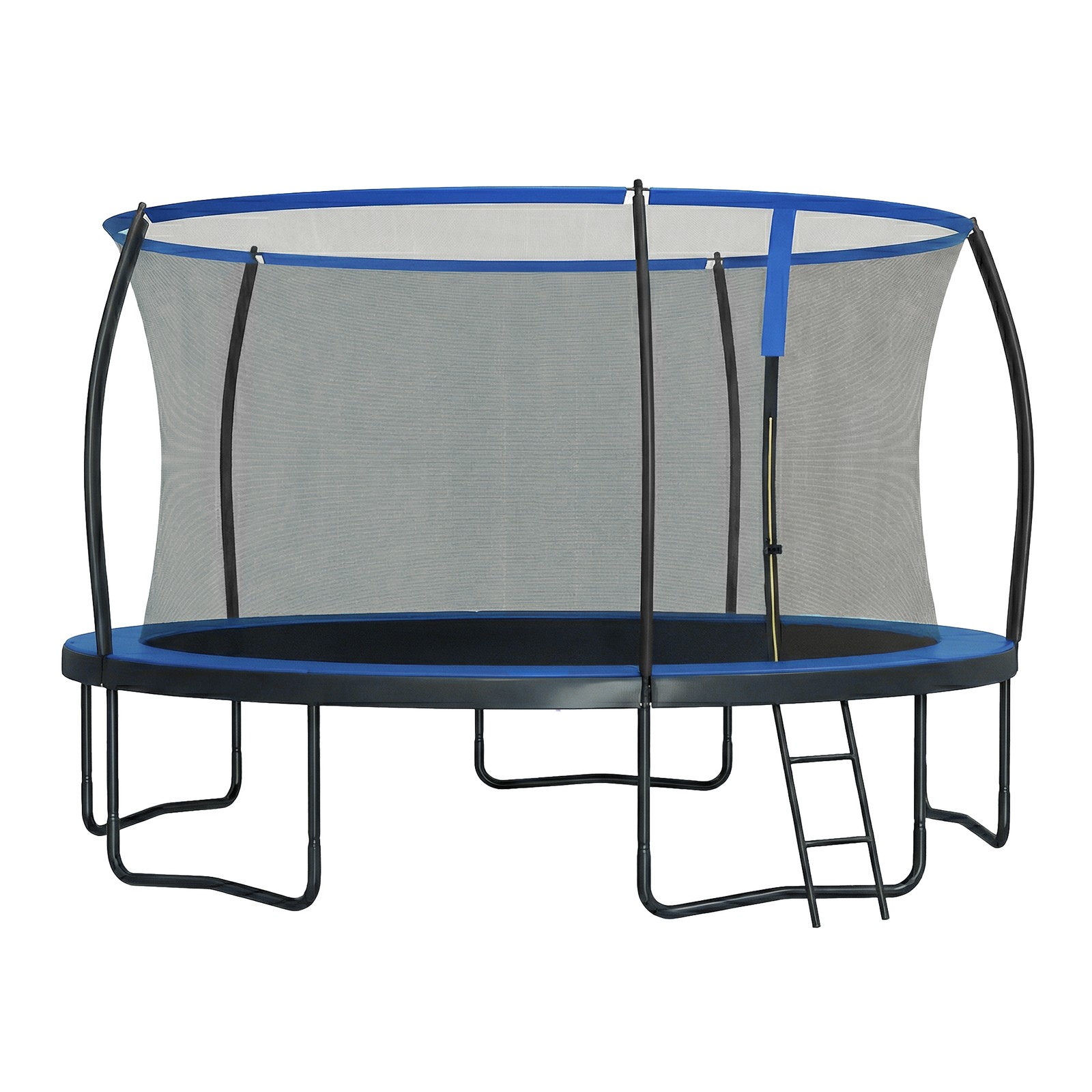 Lastele mõeldud batuut, 427 cm aiabatuut kumerate postidega, turvavõrk