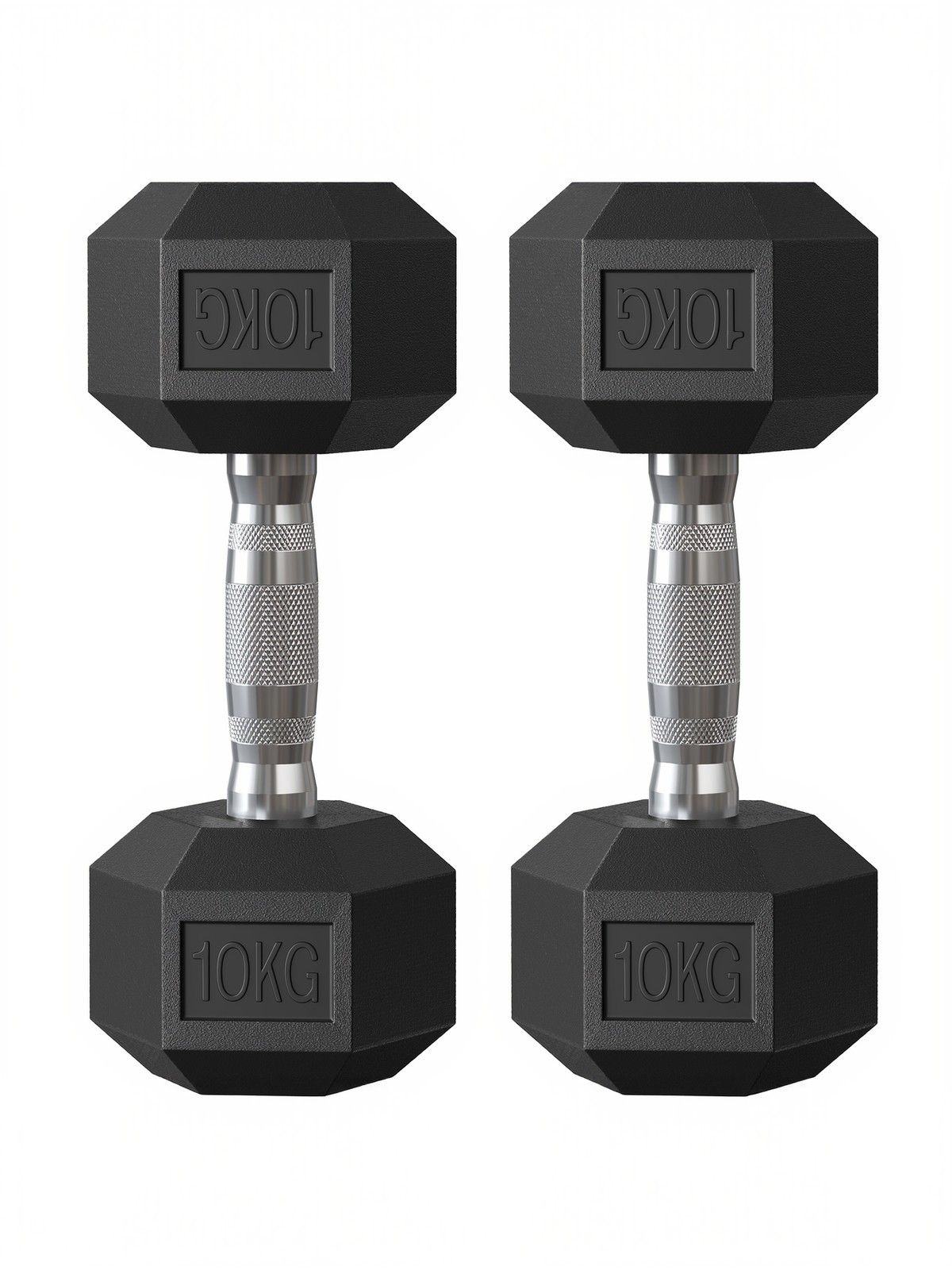 Hantlid 2 x 10 kg, komplekt jõutreeninguks, jõusaali ja koju
