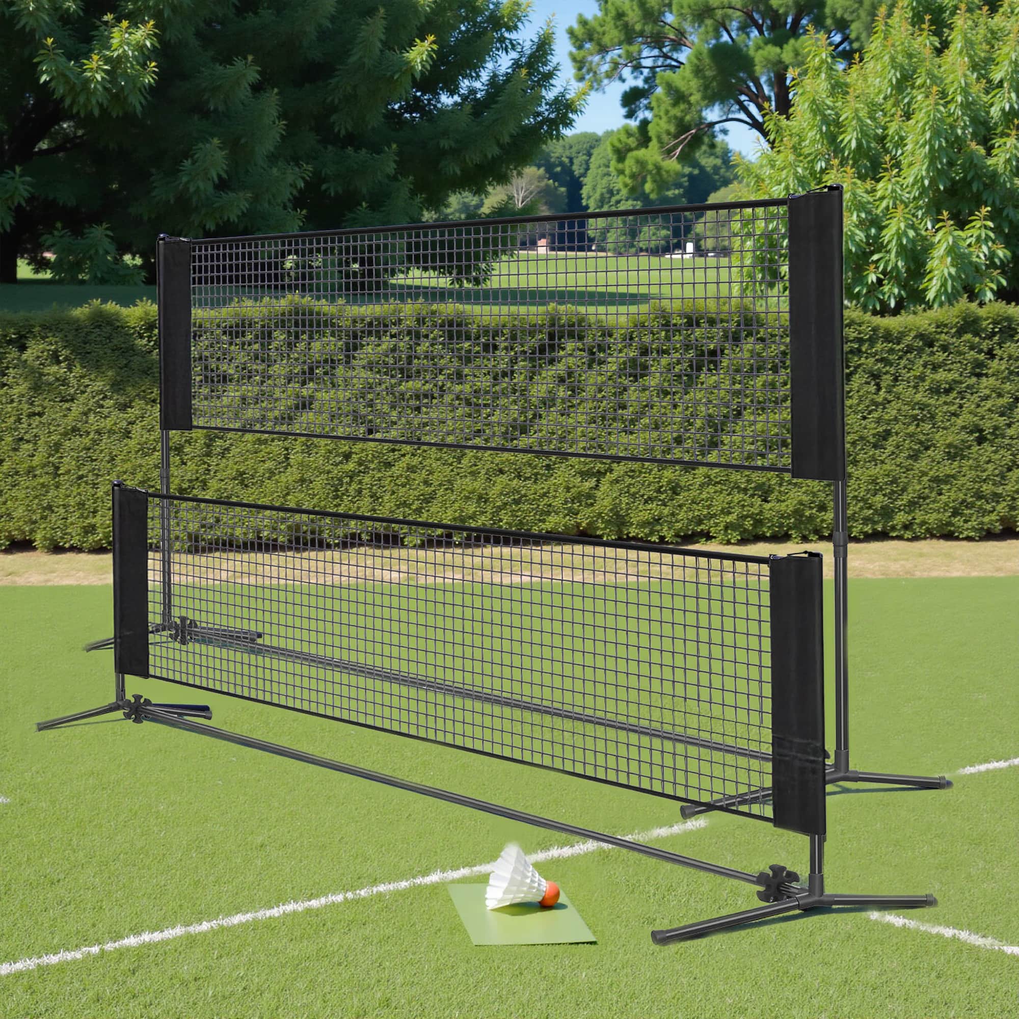 400 cm sulgpallivõrk, reguleeritava kõrgusega, võrkpallivõrk