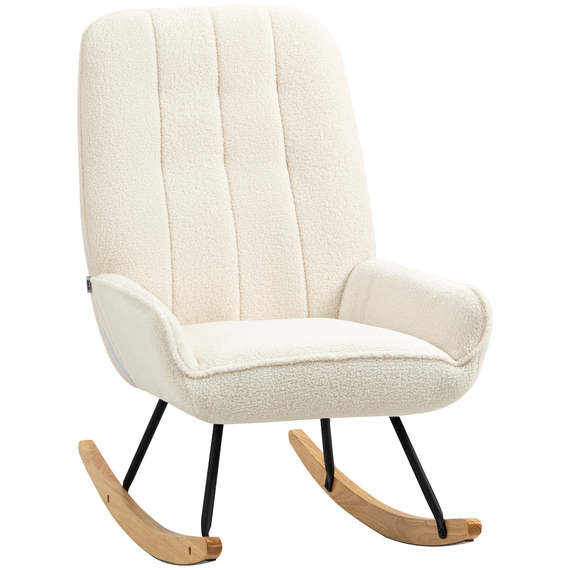 Kiiktool Sherpa fliisist 63 cm x 95 cm x 97 cm naturaalne + kreemjas