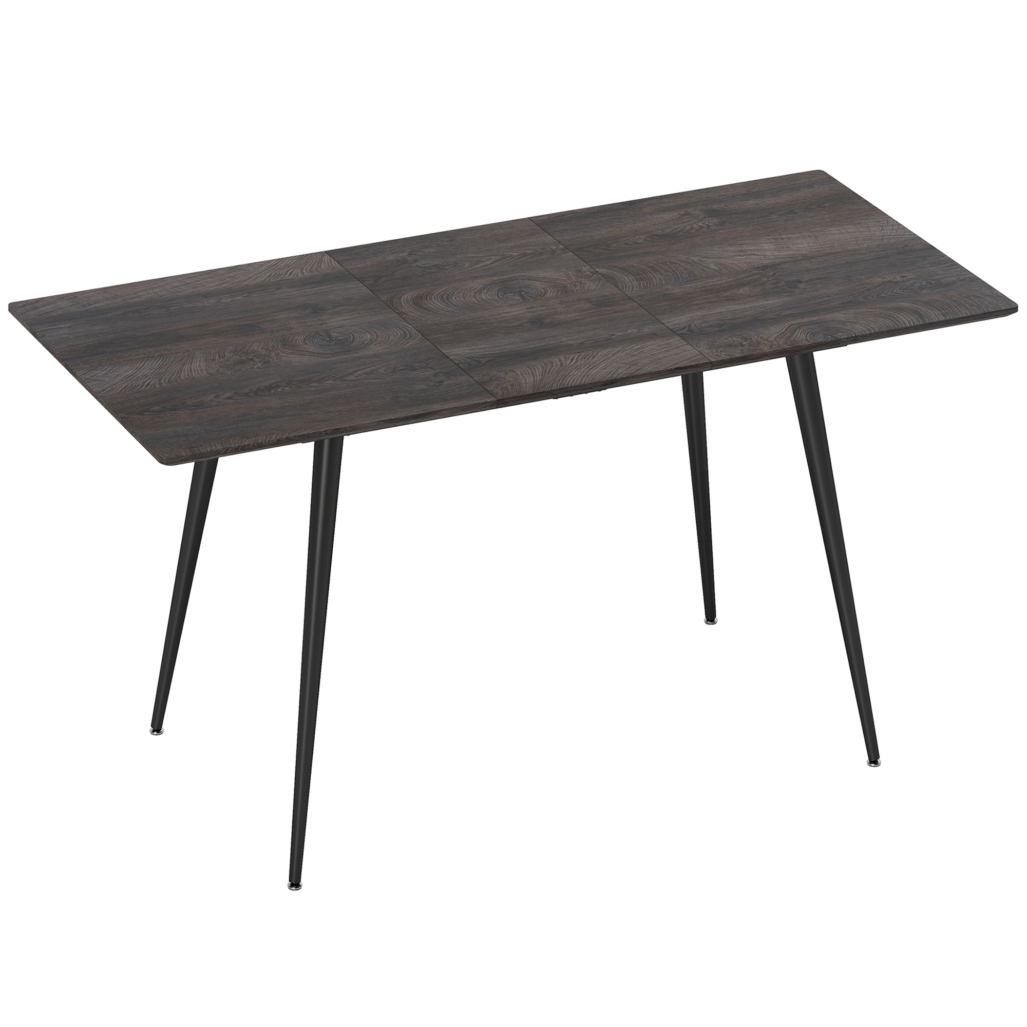 Pikendatav söögilaud, pikendatav laud 6-8 inimesele, köögilaud tugevate terasest jalgadega