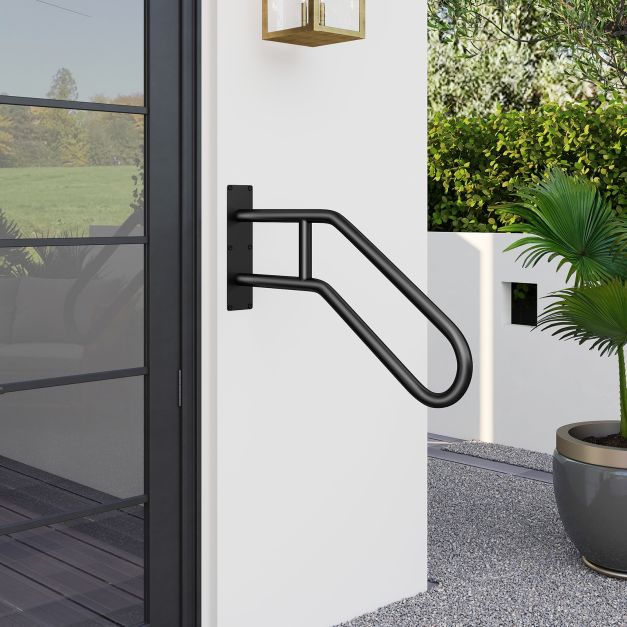 Käsipuu trepipiire 1 kuni 3 astme jaoks u-kujuline sissepääsupiire seinale kinnitatud piire